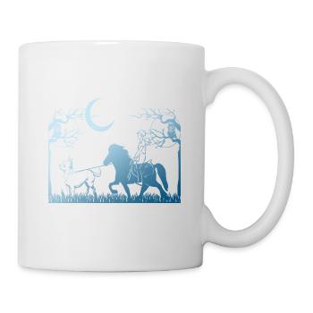 Icelandic Horse: Islandpferd Pferd Pony Merch - Tasse - Weiß - Rechts