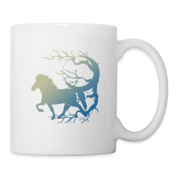 Icelandic Horse: Islandpferd Pferd Pony Merch - Tasse - Weiß - Rechts