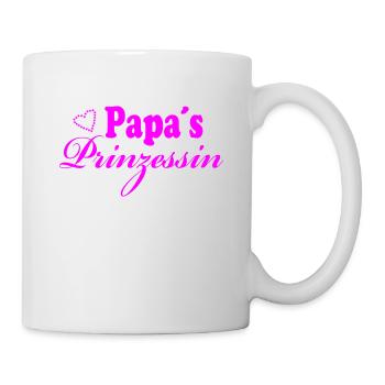 Papa´s Prinzessin - Tasse - Weiß - Rechts