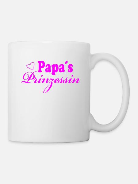 Papa´s Prinzessin - Tasse - Weiß