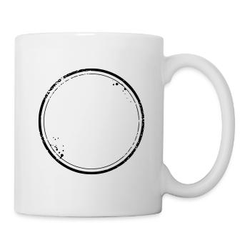 vintage circle - Mug - white - Right
