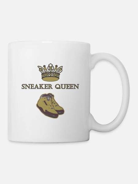 Sneaker Queen, sneakers, gift - Mug - white