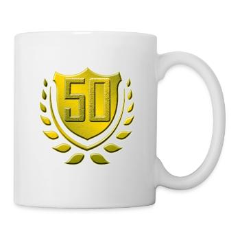 50 years, birthday, present - Mug - white - Right