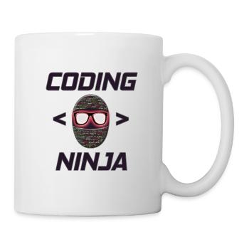 Programmierer, Coding Ninja, Geschenk - Tasse - Weiß - Rechts