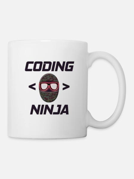 Programmeur, Codage Ninja, Cadeau - Mug blanc - blanc