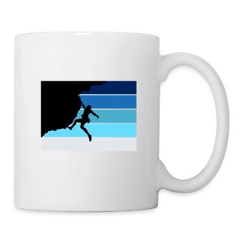 Mountaineering, climbing, gift, bouldering - Mug - white - Right