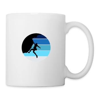 Climbing, gift - Mug - white - Right
