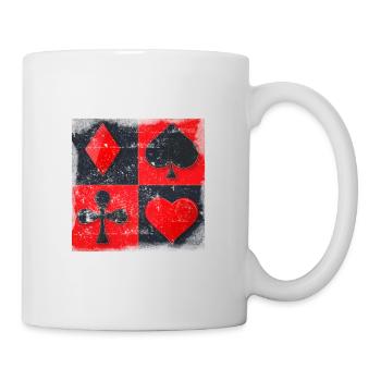 Poker Symbol As - Mug - white - Right
