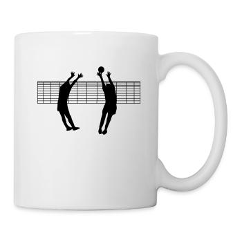 Volleyball - Tasse - Weiß - Rechts