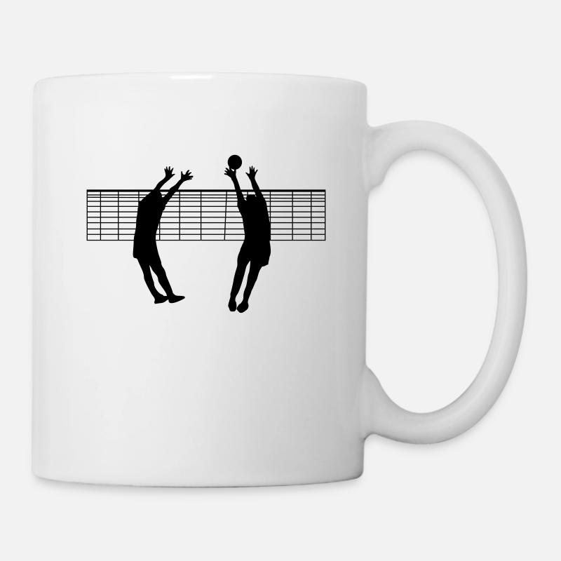 Volleyball - Tasse - Weiß