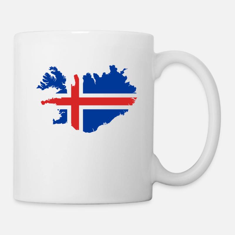Island - Tasse - Weiß