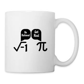 Mathe lustig - Tasse - Weiß - Rechts