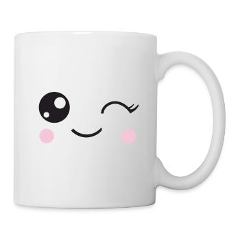 EMOJI - Mug blanc - blanc - Droite