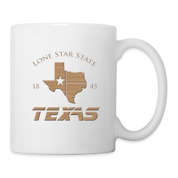Lone Star State Texas, États-Unis, cadeau - Mug blanc - blanc - Droite