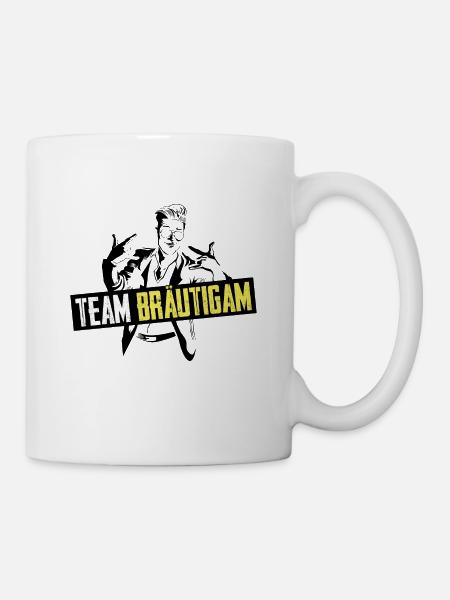 bachelor cool bräutigam - Tasse - Weiß