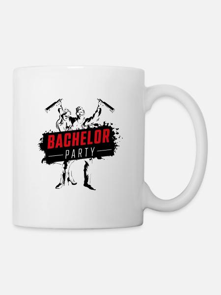 ehepaar bachelor party - Tasse - Weiß