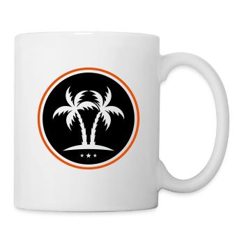 palme icon - Tasse - Weiß - Rechts