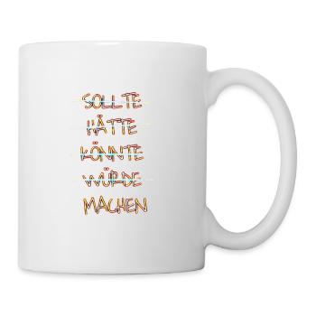 Einfach machen - Tasse - Weiß - Rechts