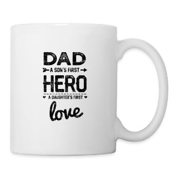 Dad hero Dad - Mug - white - Right