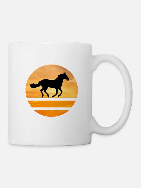 Horse Circle - Mug - white