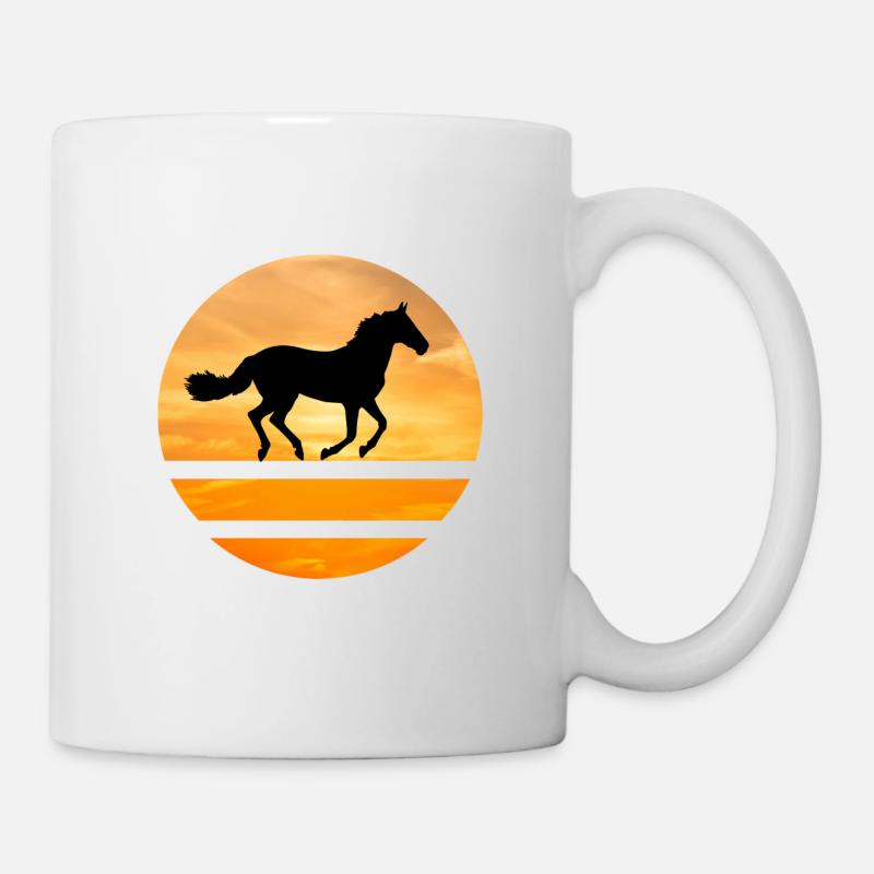 Horse Circle - Mug - white