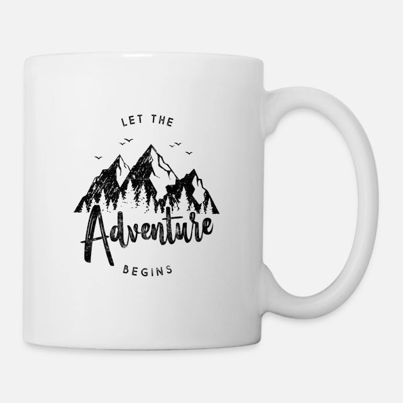Mountain mountains adventure - Mug - white