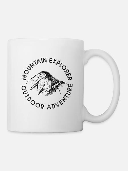 Mountain mountains outdoor - Mug - white