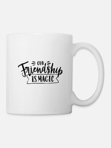 Freundschaft spruch - Tasse - Weiß