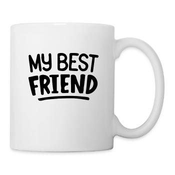 Beste Freunde - Tasse - Weiß - Rechts