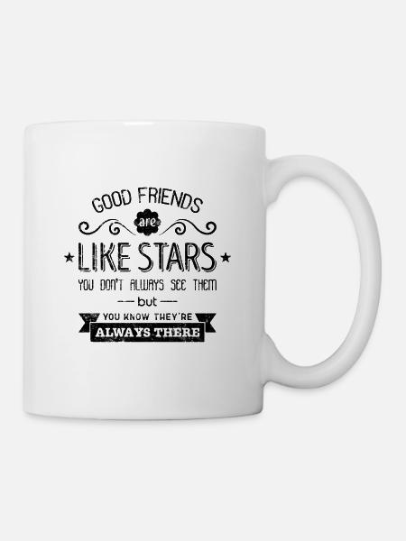 Beste Freunde Freundschaft - Tasse - Weiß