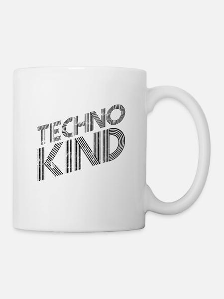 Techno Kind - Tasse - Weiß