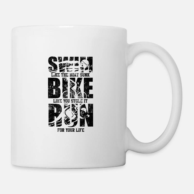 Triathlon - Mug blanc - blanc