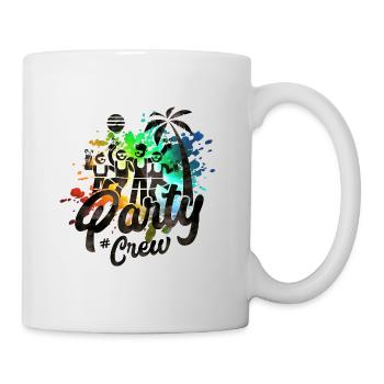 équipage de plage de fête coloré - Mug blanc - blanc - Droite
