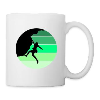Climbing, bouldering, gift - Mug - white - Right