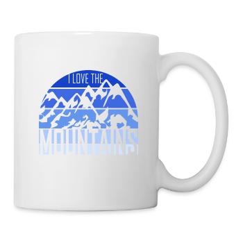 Mountains, Mountains, Gift - Mug - white - Right