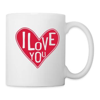 I love you - Mug - white - Right