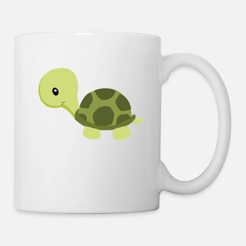 Schildkröte - Tasse - Weiß