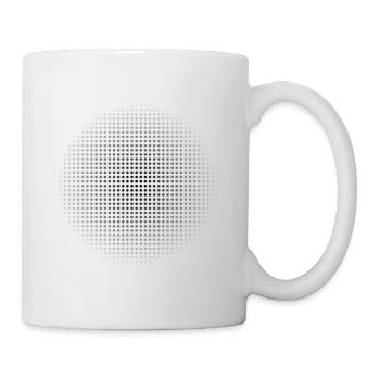 Halftone own design - Mug - white - Right