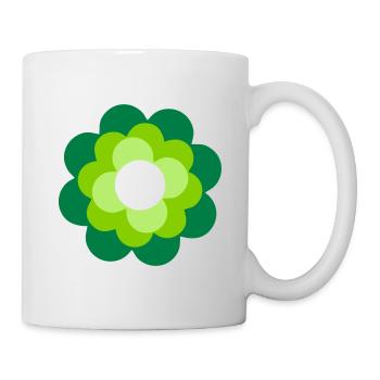 Fleur une - Mug blanc - blanc - Droite