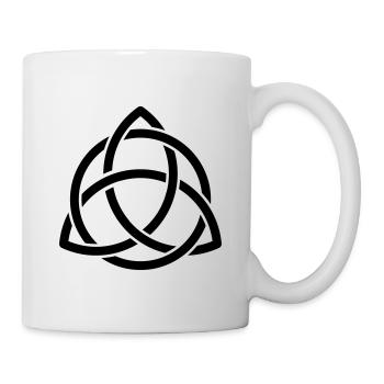 Keltische Knoten wundervolles Keltisches Symbol - Tasse - Weiß - Rechts