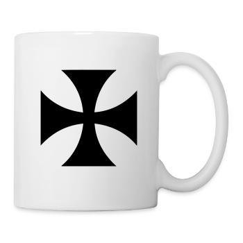 Black Templar Cross - Mug - white - Right