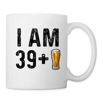 J'ai 39 ans et plus - 40e anniversaire - Mug blanc - blanc - Droite