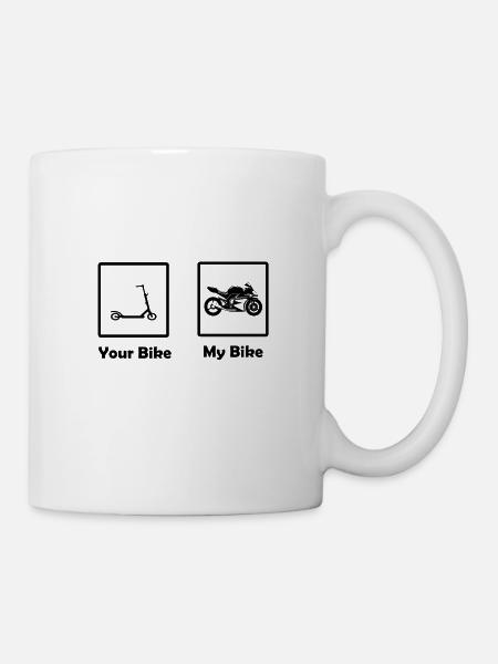 My Motorrad your Roller Bike - Tasse - Weiß