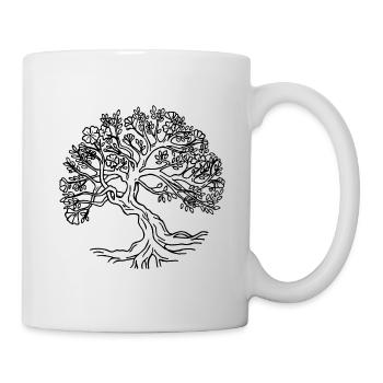 TREE OF LIFE - Tasse - Weiß - Rechts