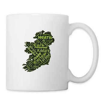 Irland - Tasse - Weiß - Rechts