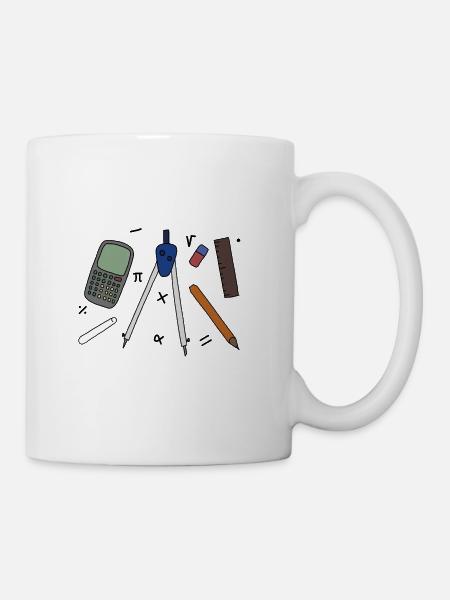 Mathelehrer - Tasse - Weiß