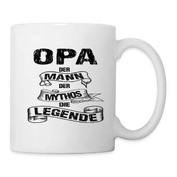 Opa - Tasse - Weiß - Rechts