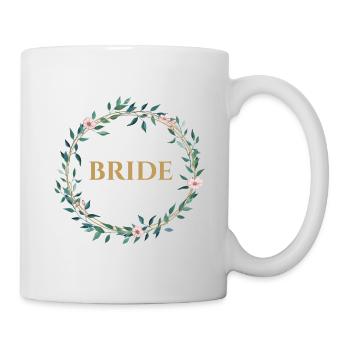 Floral floral circle customizable - Mug - white - Right