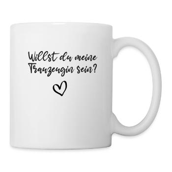 trauzeugin final - Tasse - Weiß - Rechts
