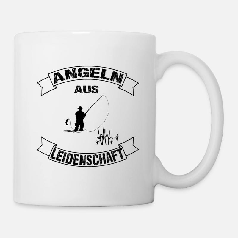Angeln - Tasse - Weiß